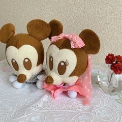 【美品】ミッキー・ミニー ウェディング ぬいぐるみの画像