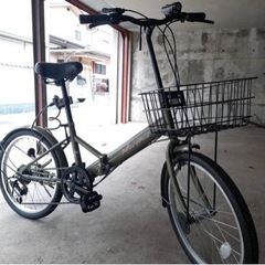 シマノ6段ギア　折りたたみ自転車　※お相手決まりました。