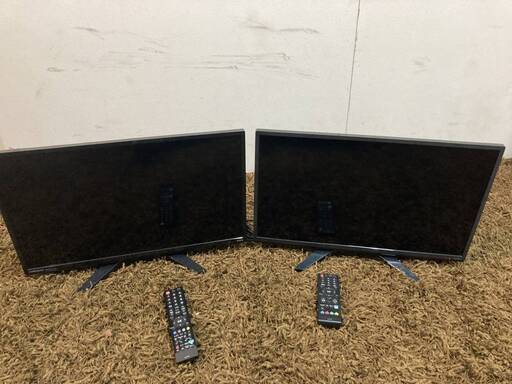 1台でもok 液晶テレビ　オリオン 24V型、 NHC-241B R (LC-019) BTX24-31HB リモコン付き　2台セット
