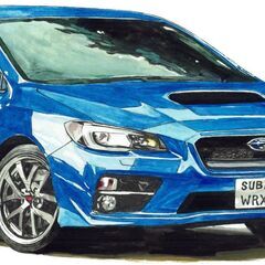NC-421 スバル インプレッサWRX STI 限定版画 直筆サイン有 額装済 作家 平右ヱ門の画像