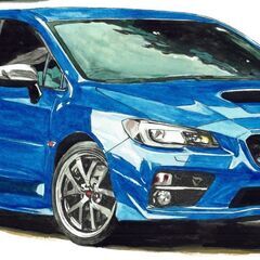 NC-423 スバルBRZ S WR/インプレッサWRX 限定版画 直筆サイン有 額装済 作家 平右ヱ門の画像