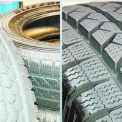 超セール！❄️工賃込み☆ハイエース、キャラバンにバリ山スタッドレス195/80R15バンタイヤ1番人気ブリヂストン☆別途でホイールセットOKの画像