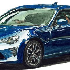 NC-429 TOYOTA86/スバルBRZ S WR 限定版画 直筆サイン有 額装済 作家 平右ヱ門の画像