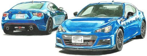 NC-429 TOYOTA86/スバルBRZ S WR 限定版画 直筆サイン有 額装済 作家 平右ヱ門 NC-429 TOYOTA86/スバルBRZ S WR 限定版画 直筆サイン有 額装済 作家
