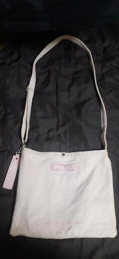 ★ MILKFED ショルダーバッグ(ボックスロゴ→薄ピンク) ★