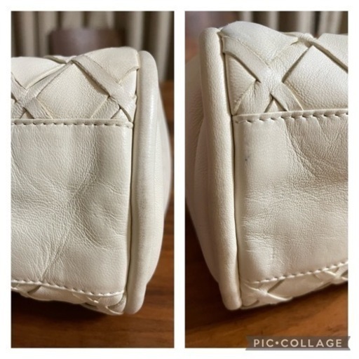 CHANEL ハンド ショルダーバッグ 編み込み ラムスキン coco