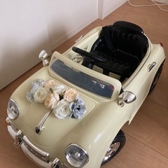 【値下げ】子供用　車　ポルシェ風　カーの画像