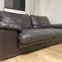 値段交渉可　本革2.5人掛けソファ　の画像