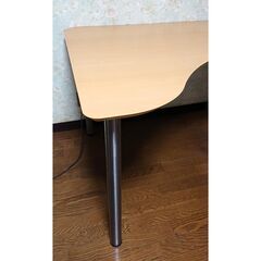 有料で配送も可能かも：プラス　garage　D3デスク　天板Eタイプ　幅120cm　パソコンデスク／学習机　日本製の画像