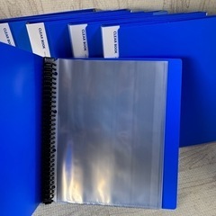 ◆コクヨ　クリヤーブック　替紙式　A4縦　青　10冊　EM-RA315BX10◆の画像
