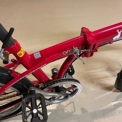 折りたたみ自転車の画像