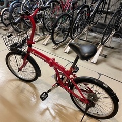 折りたたみ自転車の画像