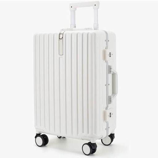 ❣️訳あり大特価❣️スーツケース　キャリーケース　ホワイト
