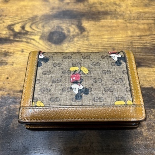 GUCCI ミッキー　折り財布