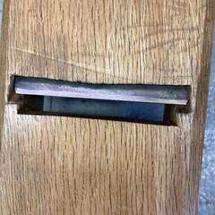 昭和 大工さん 引退品 レトロ アンティーク 道具 かんな 鬼一文字 鉋 大工道具 鍛の画像
