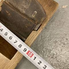 昭和 大工さん 引退品 レトロ アンティーク 道具 かんな 鬼一文字 鉋 大工道具 鍛の画像
