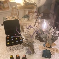 💐ドライフラワーアロマディフューザー作り🌿✨
