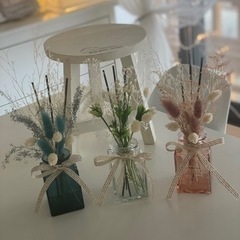 💐ドライフラワーアロマディフューザー作り🌿✨の画像
