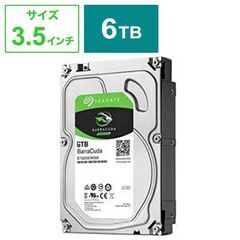 内蔵HDD 6TB Seagate BarraCuda 3.5インチ 6TB ST6000DM003 使用時間少