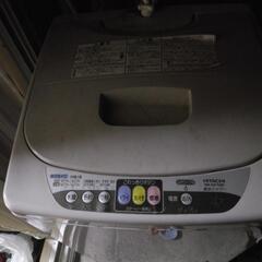 古いです洗濯機です。