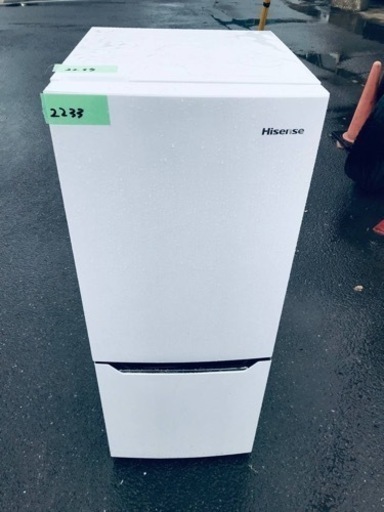 2233番 Hisense✨2ドア冷凍冷蔵庫✨HR-D15C‼️