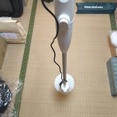 お風呂の床の掃除専用ブラシ　バスポリッシャー　お風呂の床お掃除楽々回転ブラシ　バッテリー充電式　カビ取り　サクセスアジア DOMO ELEKTRO 電動お掃除ブラシ ダブルポリッシャーの画像