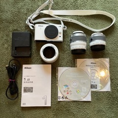 Nikon 1 J2 ホワイト 本体と付属品 Nikon NIKON 1 J2 WHITE