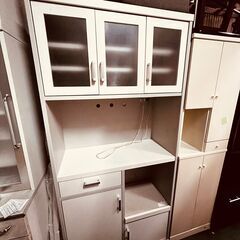 1月21～22日配送無料！④11393 3枚扉キッチンボード