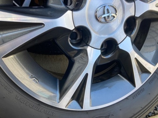 ハイエース　純正アルミホイール　TOYOTA