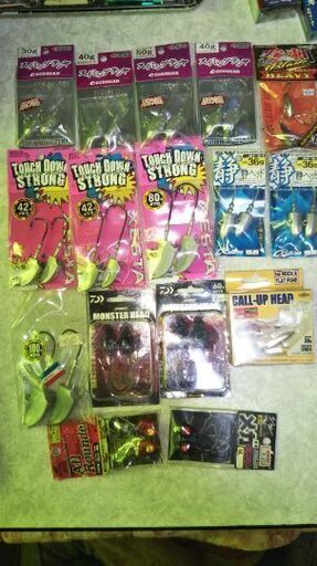 タイラバ、メタルジグ、インチクのセット販売です。