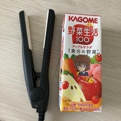 ヘアアイロン　ポーチ付きの画像