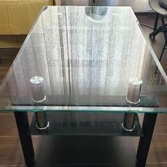 【状態良】ガラステーブルの画像