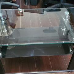 【状態良】ガラステーブル