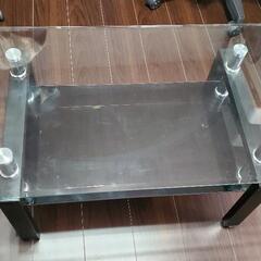 【状態良】ガラステーブルの画像