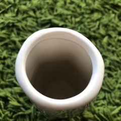 ワイヤープランツ付ホワイト花瓶♪の画像