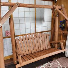 【美品】ガーデニングブランコの画像
