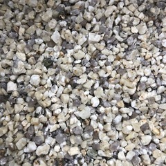 白川砂利　庭石　