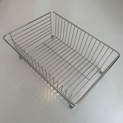 無印良品　ステンレスバスケット小