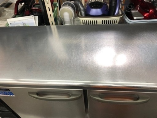 2ドア 台下冷蔵庫 ホシザキ 1150×450mm 173L RT-115PTE テーブル型 コールドテーブル 厨房器機