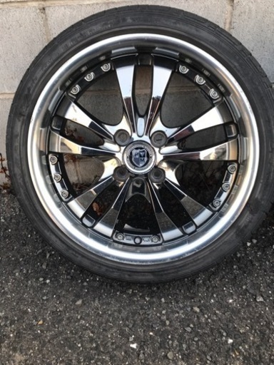 値下げしました！クロームタイプホイールとタイヤ4本