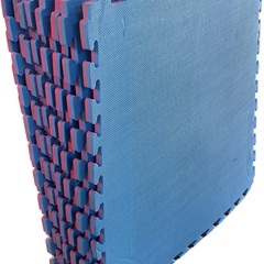 中古 両面リバーシブルジョイントマット9枚/　103cm×103...