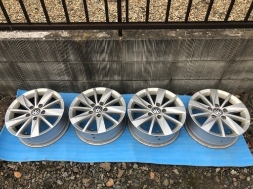 フォルクスワーゲン15インチ純正ホイール4本セット