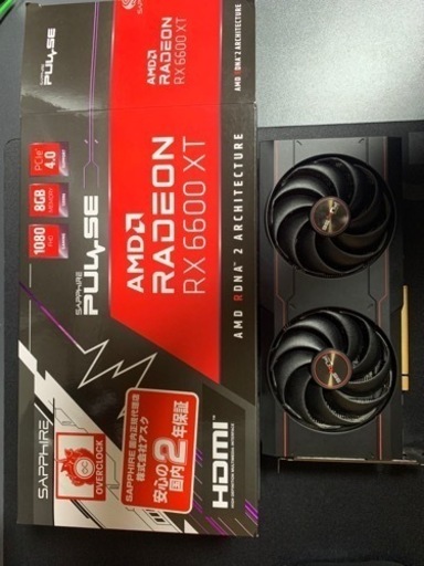 決まりました グラボ GPU radeon sapphire pulse rx6600xt グラフィックボード