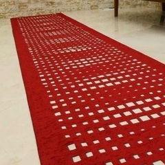 ご購入者さま決まりました。定価2.9万 イタリア製 ジャガード マット ラグ インテリアの画像