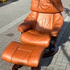 EKORNES【定価45万】オットマン付リクライニングチェア