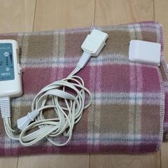[お取引中]　ひざ掛け電気毛布（しき毛布）