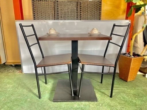 激安‼️カフェテーブル2人用セット　幅70cm