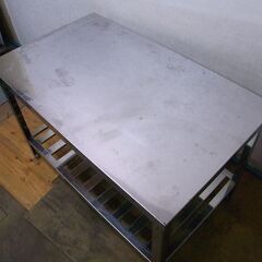 作業台　1000×600×650　厨房機器　業務用　中古の画像