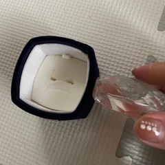 4℃指輪空箱2つセット＆1粒ダイヤ指輪の画像