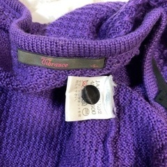 特価★ Vibranceヴィブランスセーターニットパープルステッチストレッチポケット付き脚長効果抜群素敵大活躍の画像
